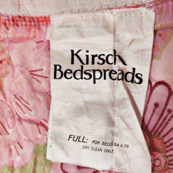 Vintage 1960s Pink MOD Flower Power Bed Spread Com - Picture 10 of 13